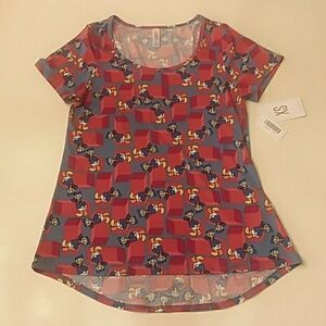 Lularoe classic new with tags Donald duck top